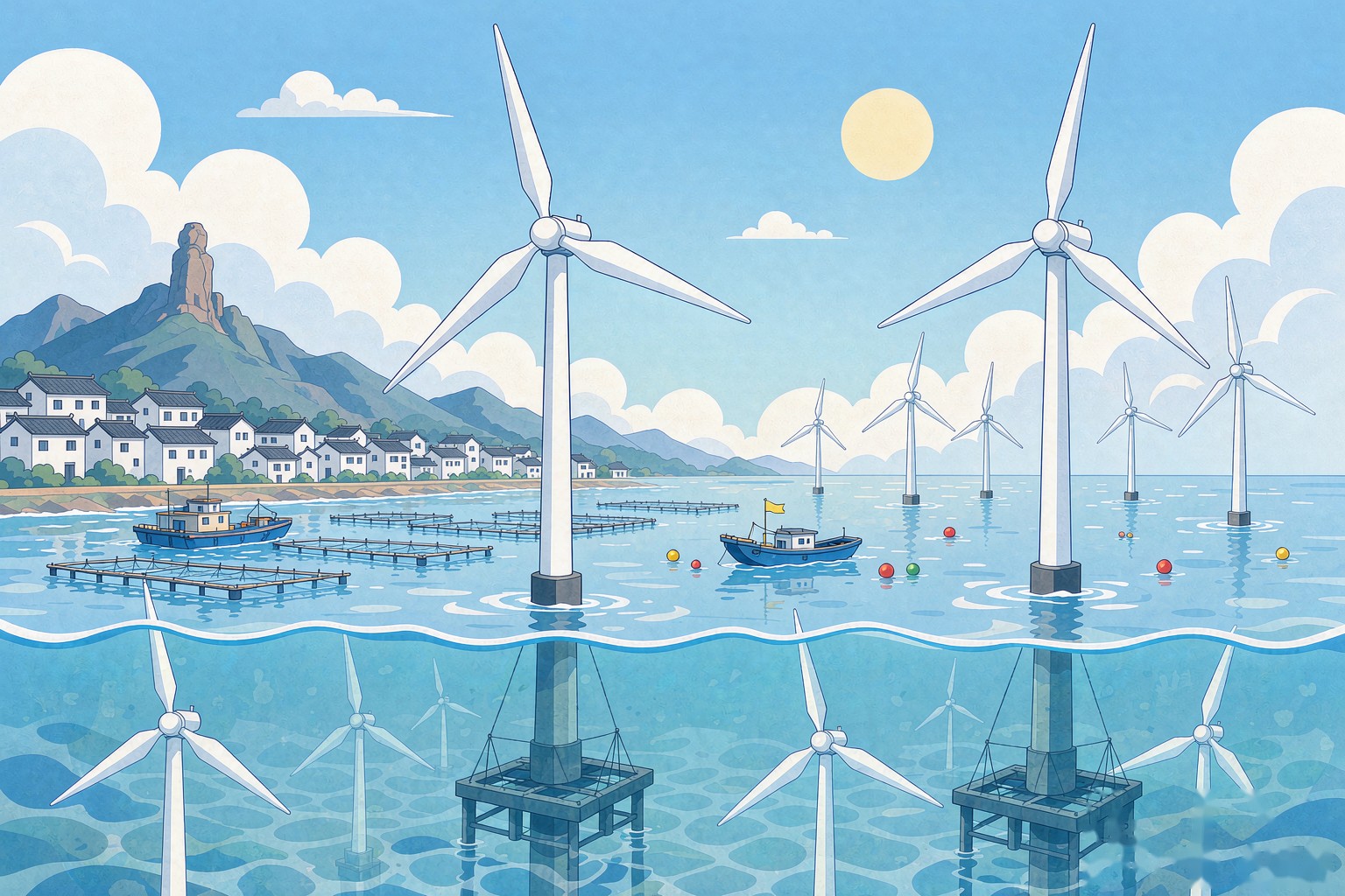 平潭海洋牧场与海上风电：这条产业路是怎么走出来的(图1)