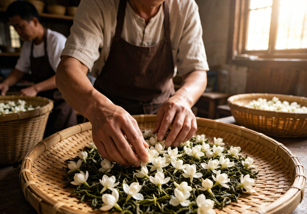 茉莉花茶非遗 福州 128道工序:城市味觉还能留住多少?(图1) 茉莉花茶非遗 福州 128道工序:城市味觉还能留住多少?(图1)