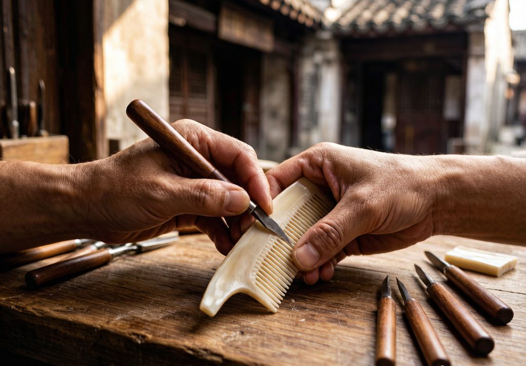 福州角梳:一把梳子背后的三坊七巷手艺(图1) 福州角梳:一把梳子背后的三坊七巷手艺(图1)