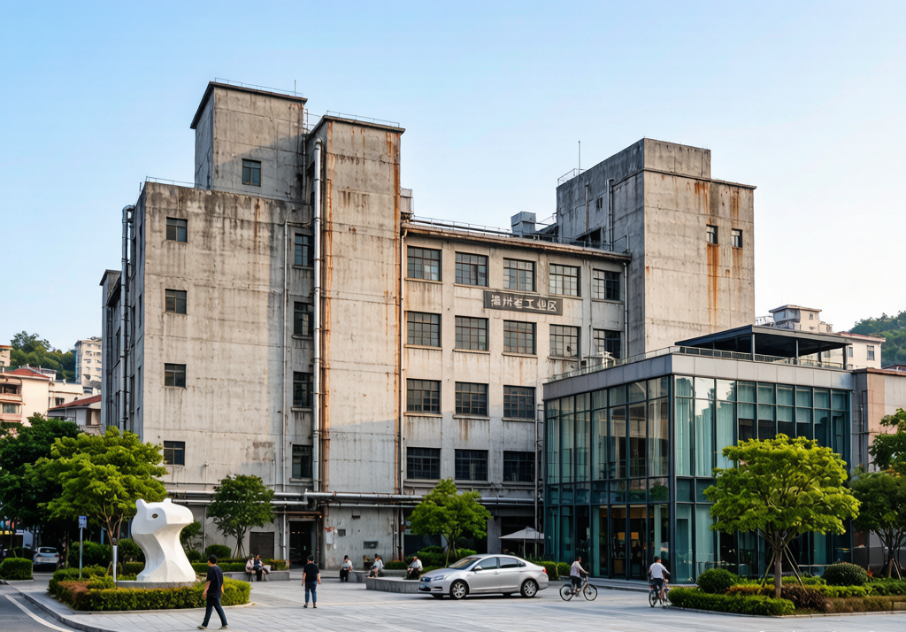 福州老旧工业区： 拆了建还是改着用？两种路径谁更划算