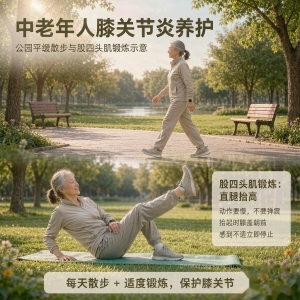 膝关节炎养护：这双腿怎么在爬楼买菜里慢慢把劲养回来