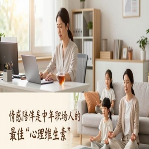 中年职场人情感焦虑：心理维生素与调节技巧