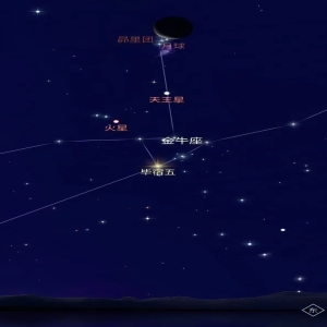 7月11日最大残月邂逅昴星团，早起看星月童话