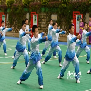 福州推出校园武术操 让孩子强身又传承文化