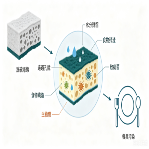 洗碗海绵细菌比马桶还多？教你正确清洁和更换方法