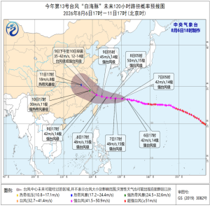 台风白海豚登陆上海福建沿海，强降雨来袭