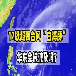 台风白海豚逼近浙闽，风力17级，高温能退吗？