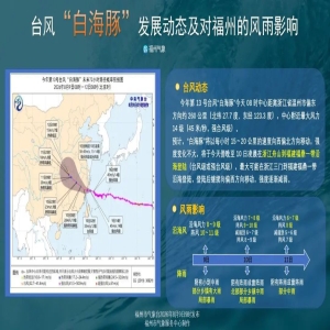 <strong>台风白海豚今晚登陆浙江福建，暴雨强风来袭，请做好防范</strong>