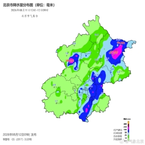 北京大暴雨预警升级！5项预警生效，7区红色，注意防范