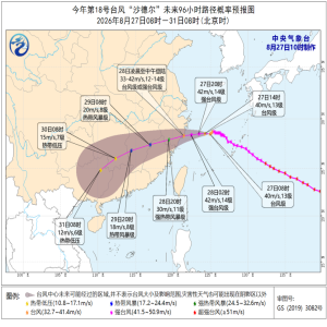 <strong>台风沙德尔逼近浙江福建，28日登陆，沿海居民速防</strong>