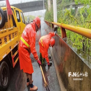 福州暴雨抢险：167人出动清理倒树溜方，交通部门全力