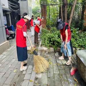 台风后福州大扫除：志愿者清理家园，恢复整洁环境
