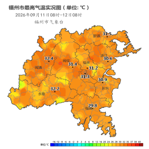 9月11日福州天气回顾及未来几日天气展望