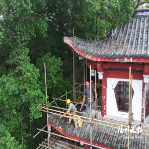 乌山亭修复开工，外立面整治保留原貌，市民游客更方便