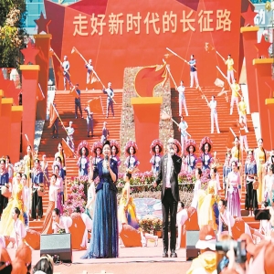 长汀宁化慰问演出：文化进万家，3500人共赏长征精神