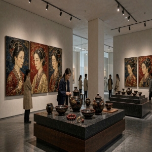 漆艺展为何走进日常 福州脱胎漆器的当代表达