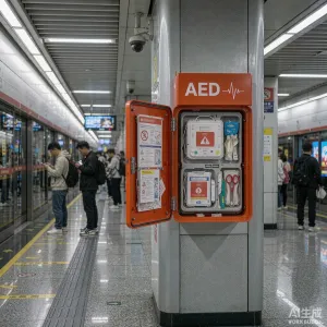 福州地铁全线站点完成AED配置，打造榕城