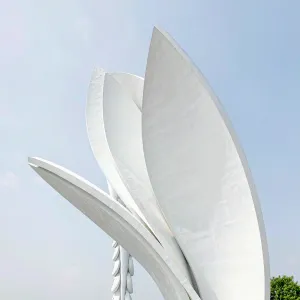 福州机场二期空管工程塔台封顶 以茉莉花为