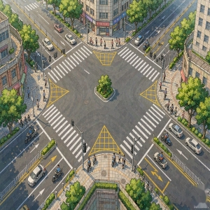 福州台江试点“飞行棋”路口改造，通行效率