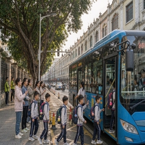 福州通学专线怎么坐 45条定制公交覆盖哪些学校